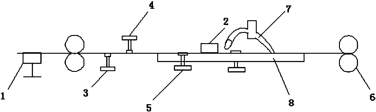 Slot wedge processing device adapt to different widths