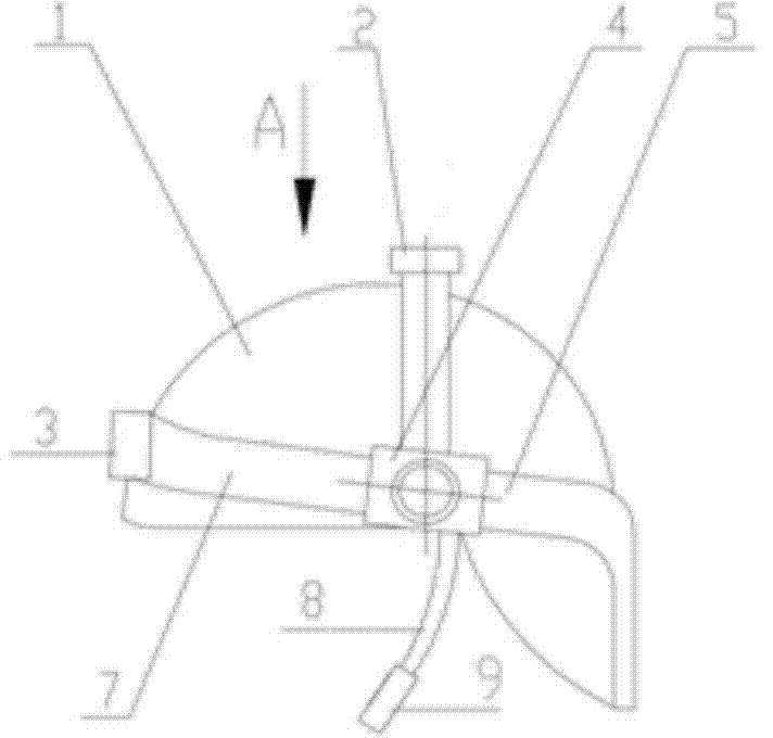 Pressure-controllable cerebral protection cap