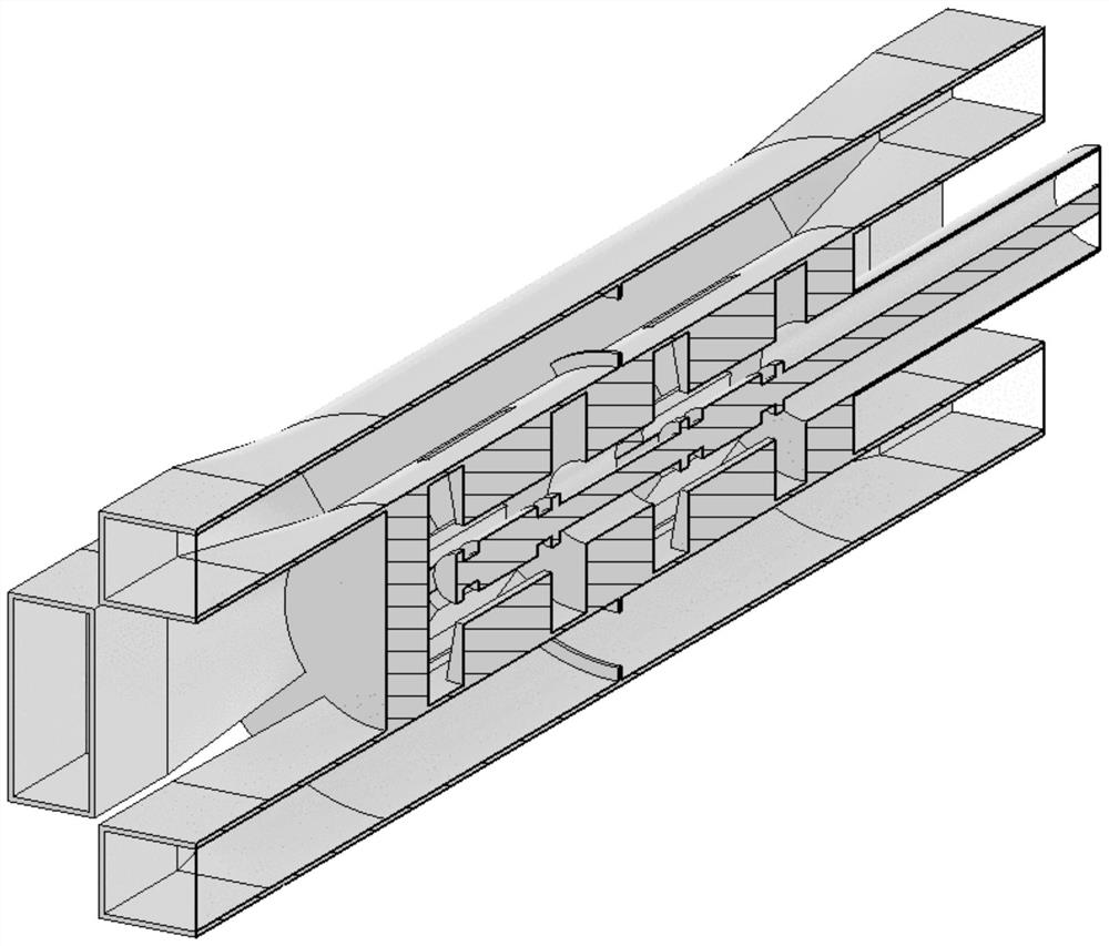 Axial cascade relativistic magnetron based on frequency locking and phase locking of full-cavity coupling structure