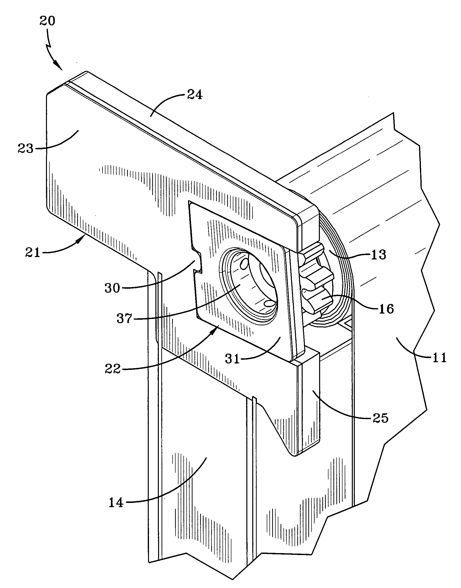 System for leveling a protective window covering