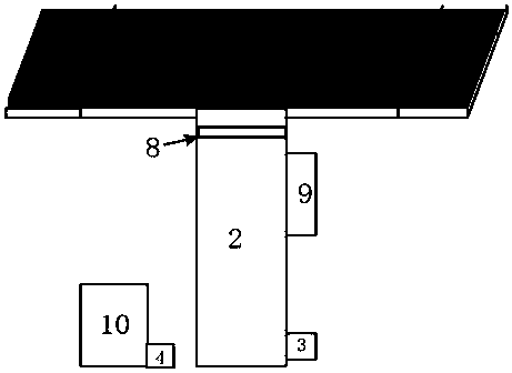 Heliostat and photovoltaic panel combined heliostat system for tower-type photothermal power generation