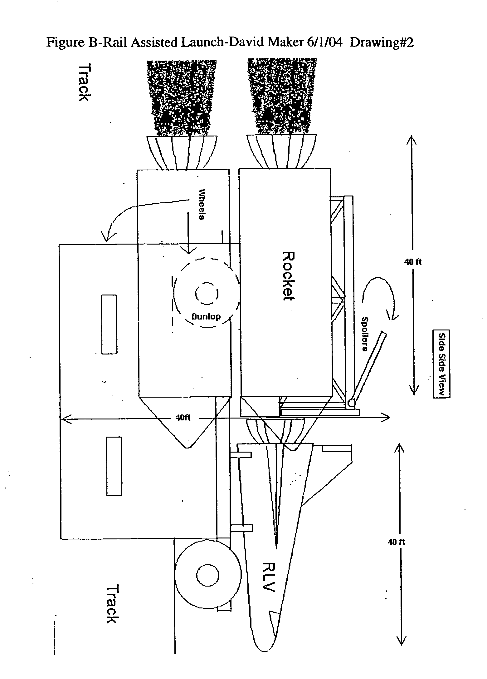 Reusable thrust-powered sled mounted on an inclined track for launching spacecraft and airborne vehicles at supersonic speeds