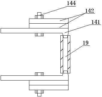 Test device for coupling complex atmosphere corrosion with high-temperature solid-phase erosion corrosion