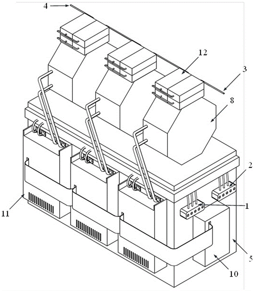 High voltage power supply for mobile environment and production method