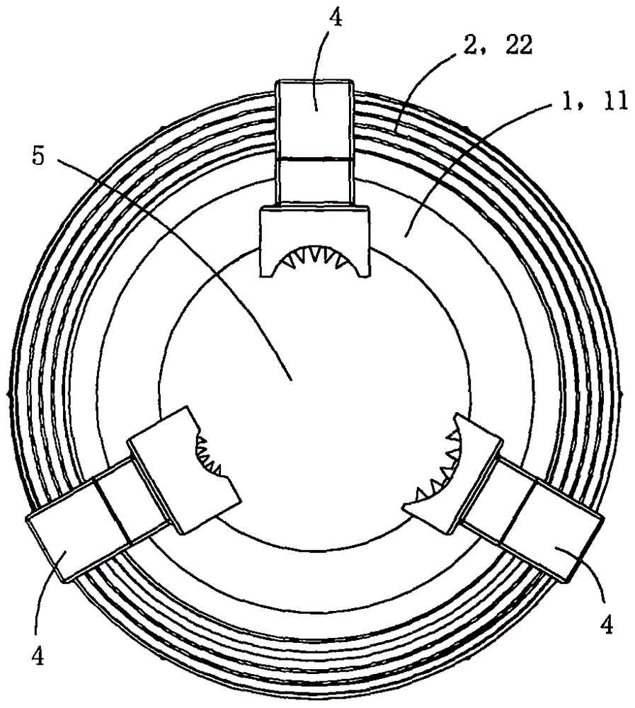 Overhead power line connection wire clamp