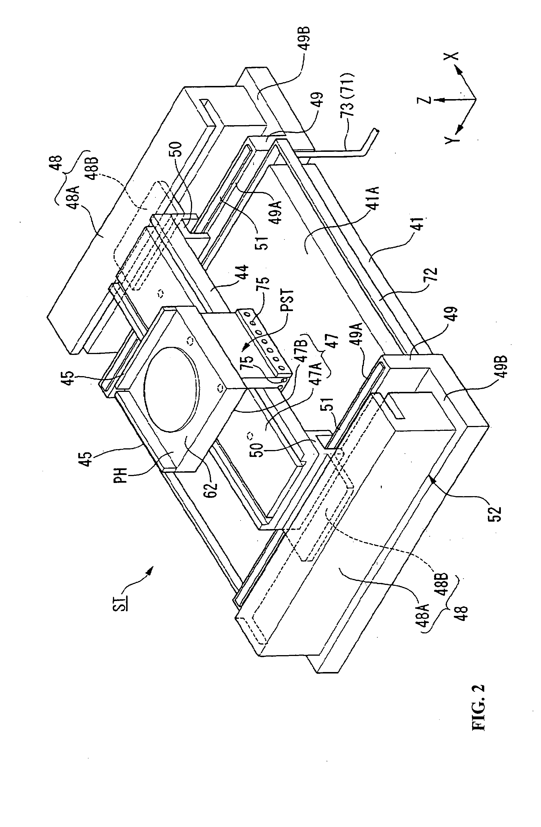 Supporting plate, stage device, exposure apparatus, and exposure method