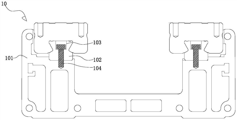 Guide rail profile integrated module and manufacturing process thereof