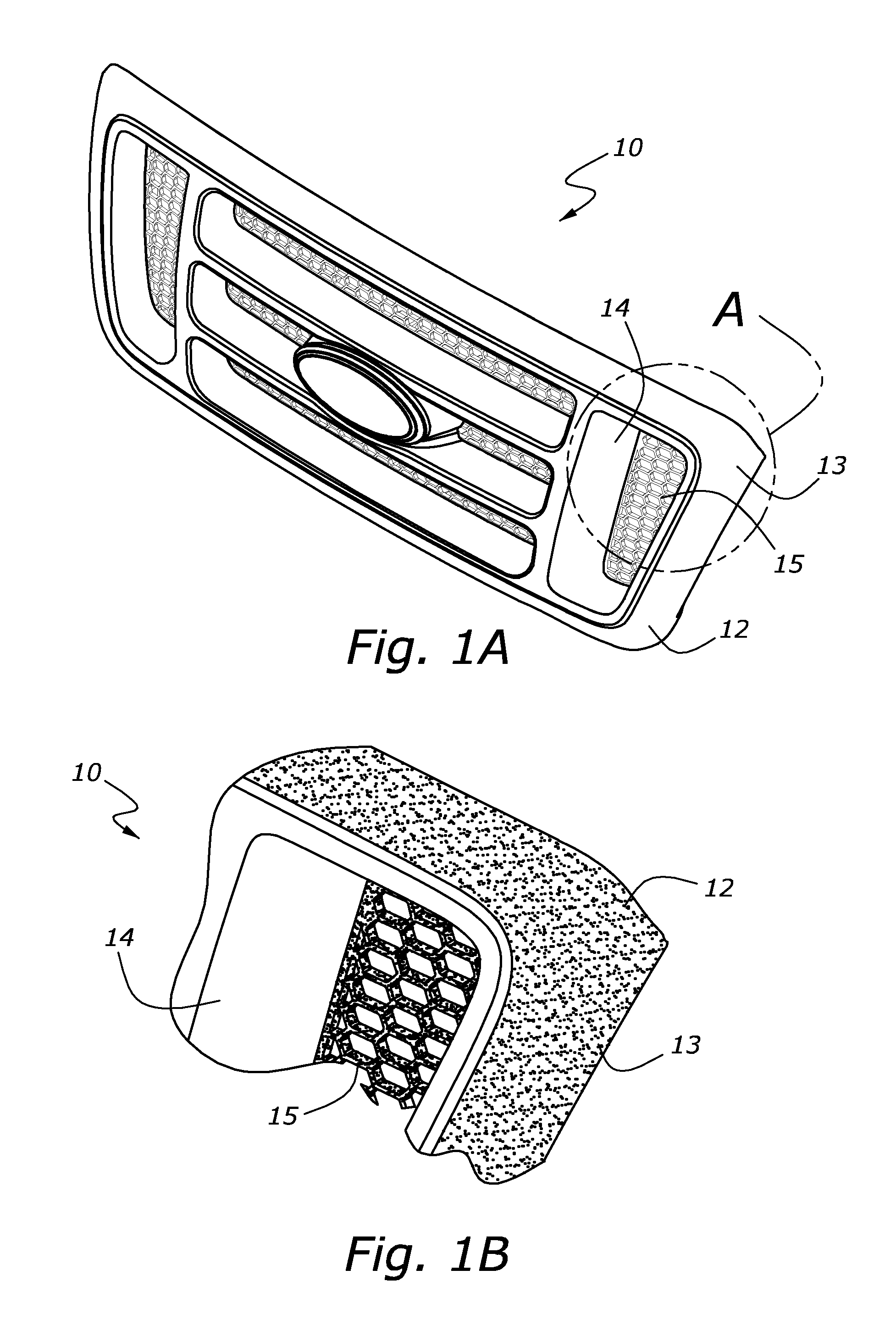 Non-Opaque Radiator Grilles for Automotive Vehicles