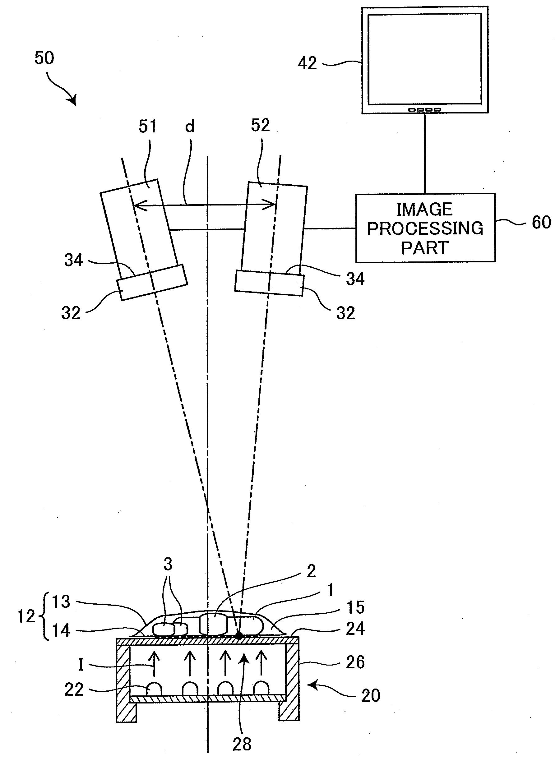 Device for counting the number of medicines in medicine packaging envelope