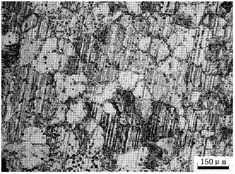 Method for compositely refining AZ31 magnesium alloy crystal particles by ultrasound field and refining agent