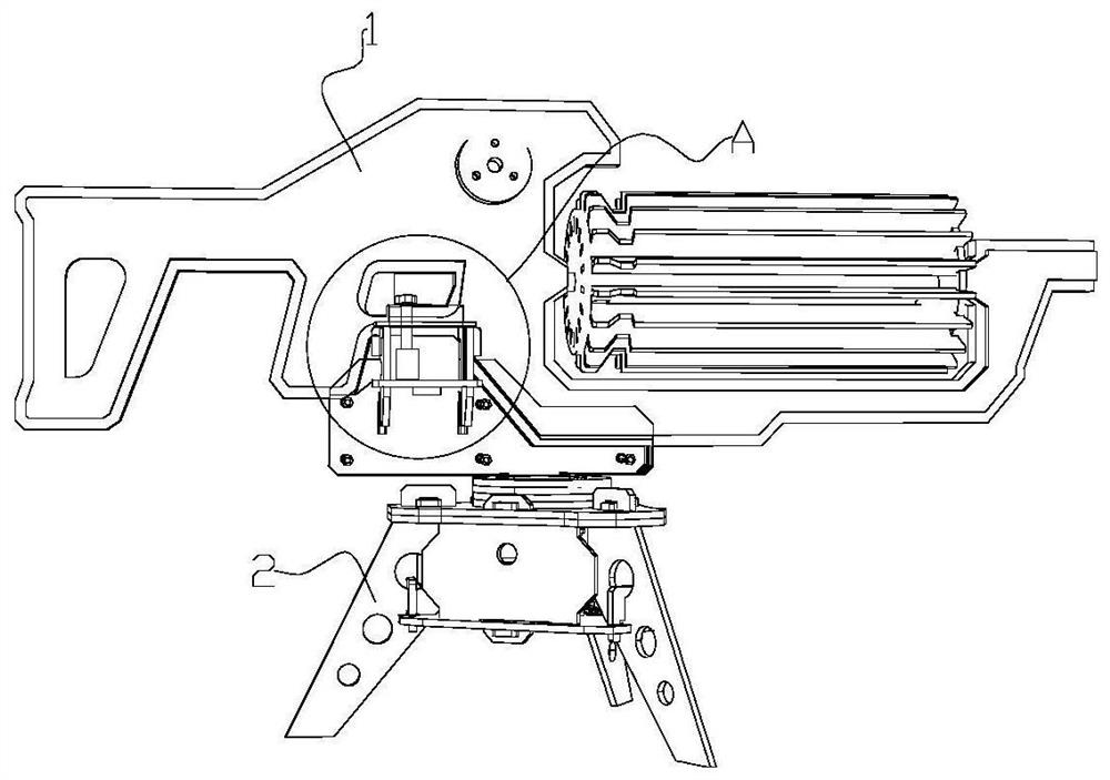 Toy gun with voice interaction function