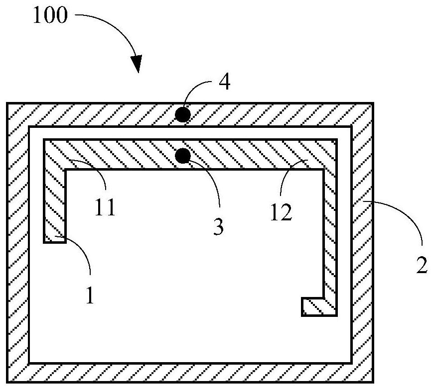 Antenna structure and electronic equipment