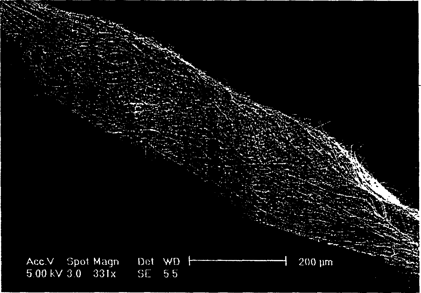 Liquid phase method for synthesizing one-dimensional super long Nano line of metal copper