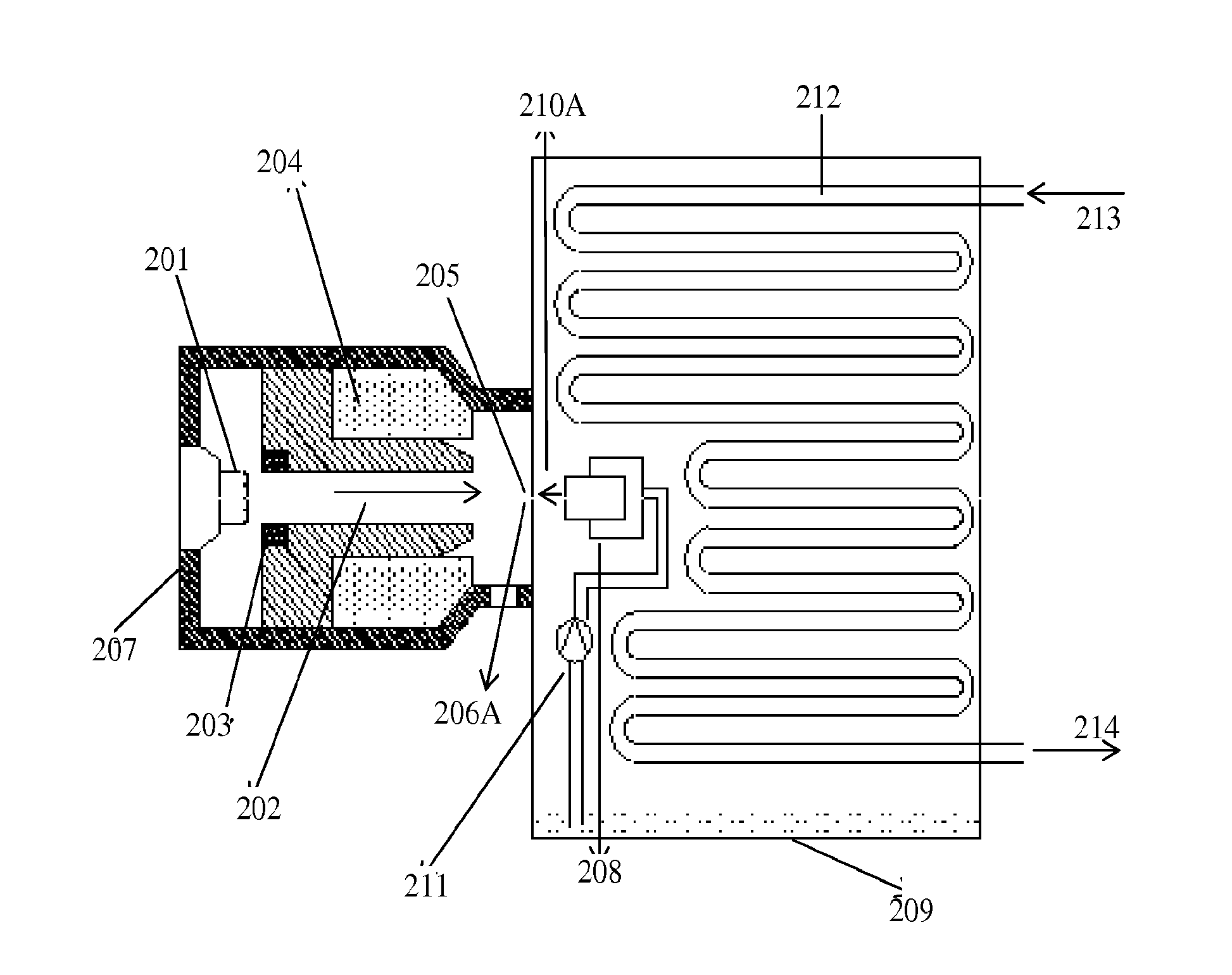 Cooling mechanism for high-brightness x-ray tube using phase change heat exchange