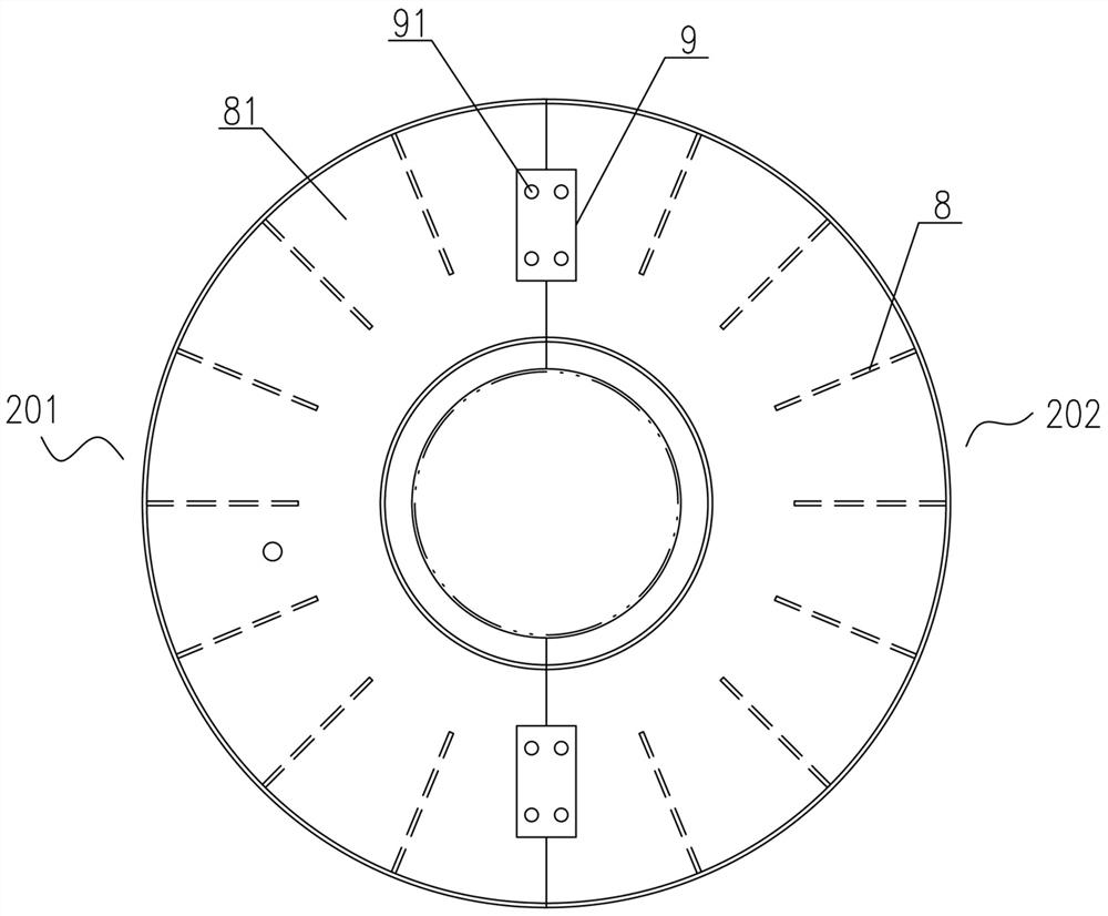 Oxygen lance opening sealing device in converter waste heat boiler