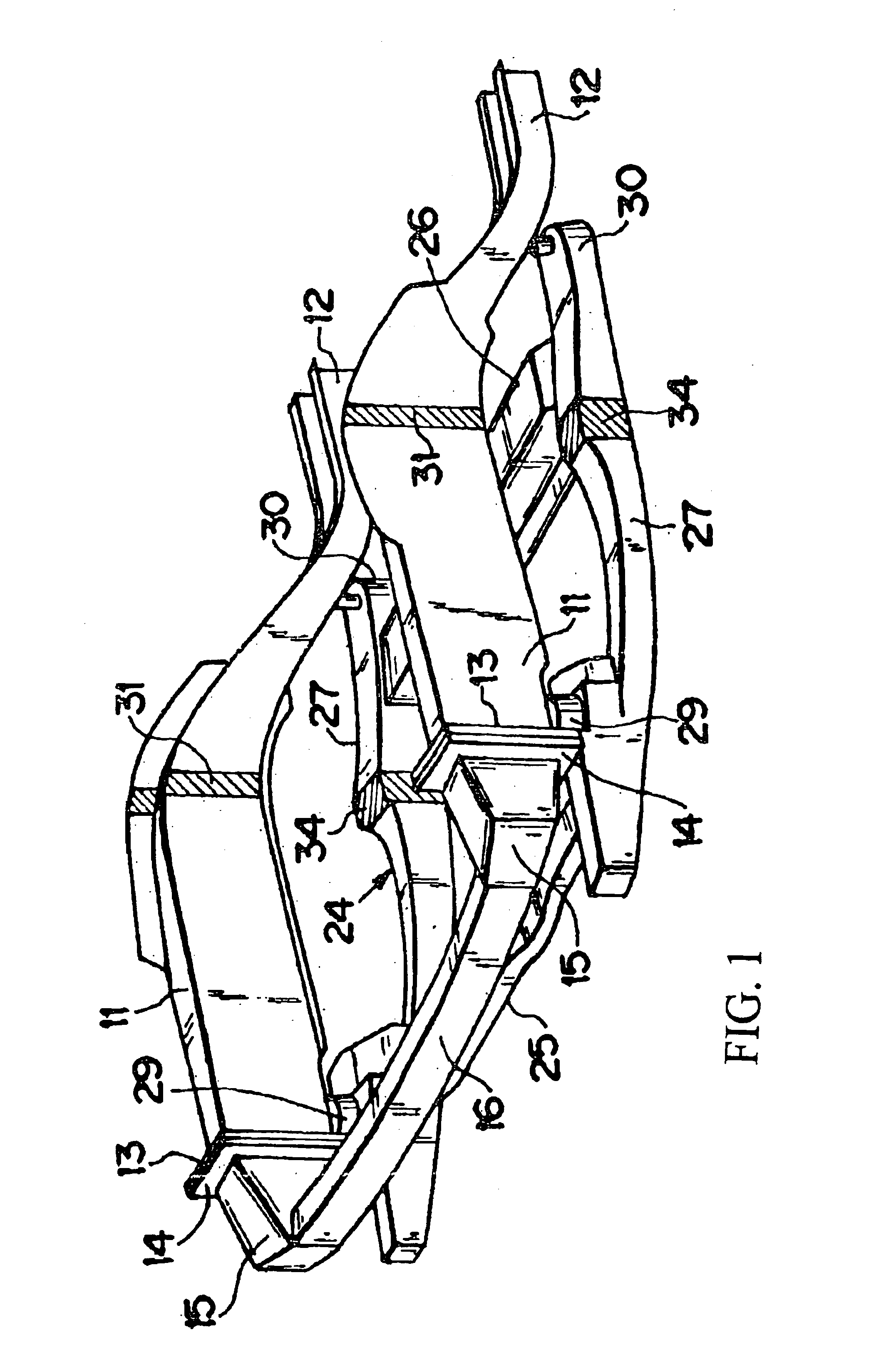 Body frame structure for a vehicle and method for manufacturing thereof