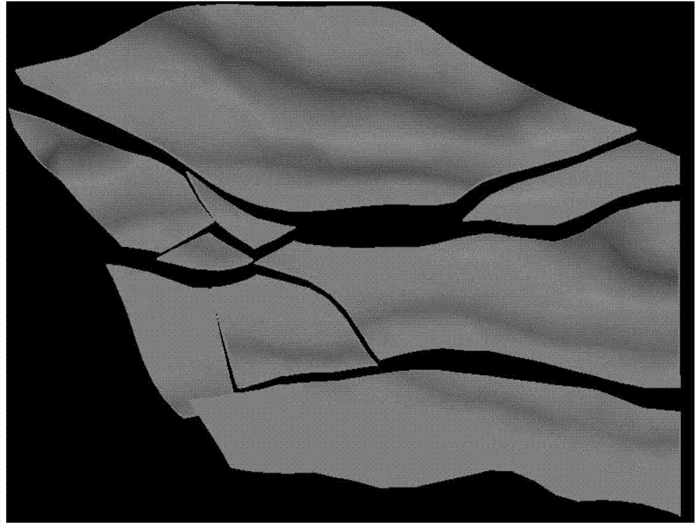 Geological fracture layer PEBI grid processing method for oil reservoir numerical simulation