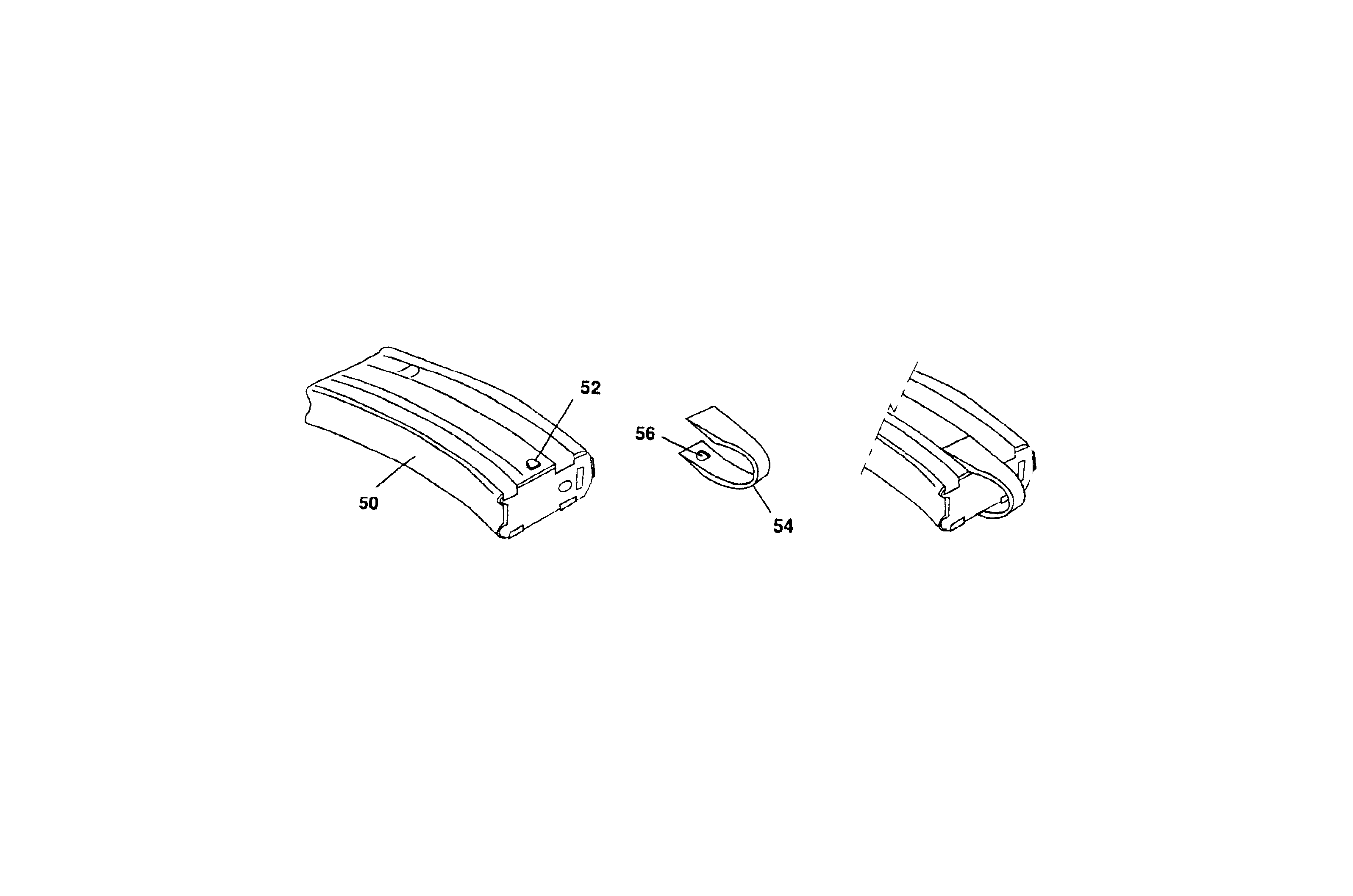 Ammunition magazines with integral handles