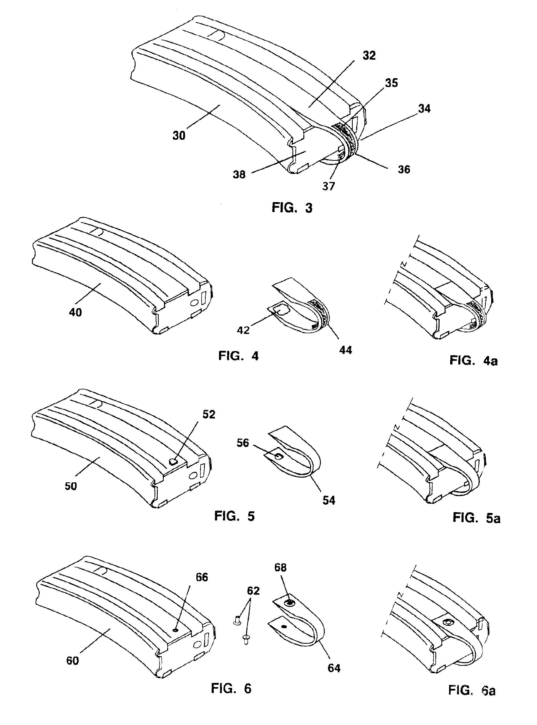 Ammunition magazines with integral handles