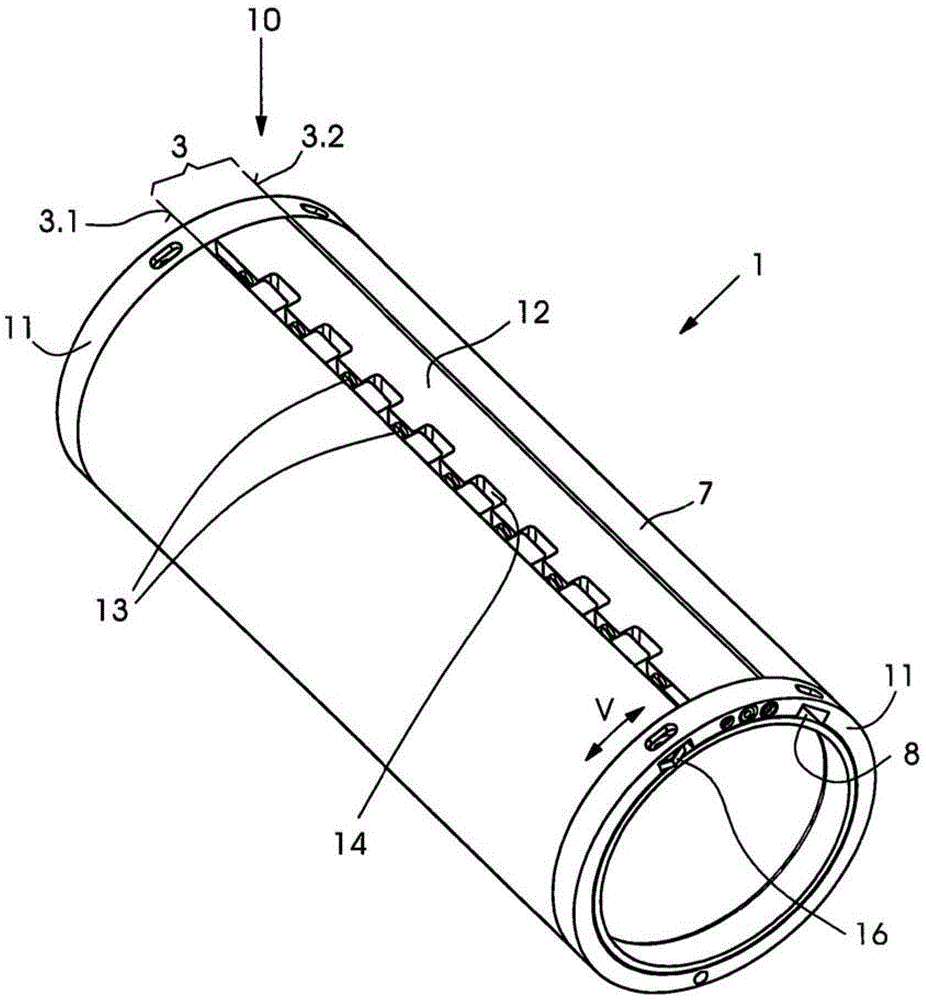 Impression cylinder and imprinting system having such an impression cylinder