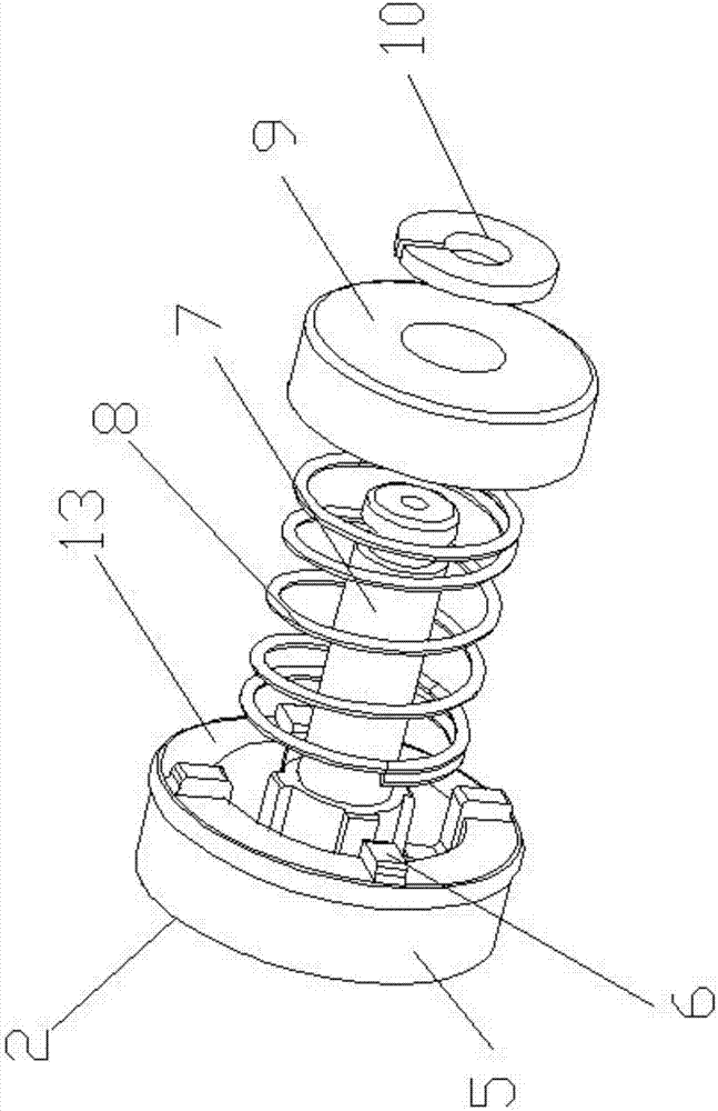 Novel closestool brushing head