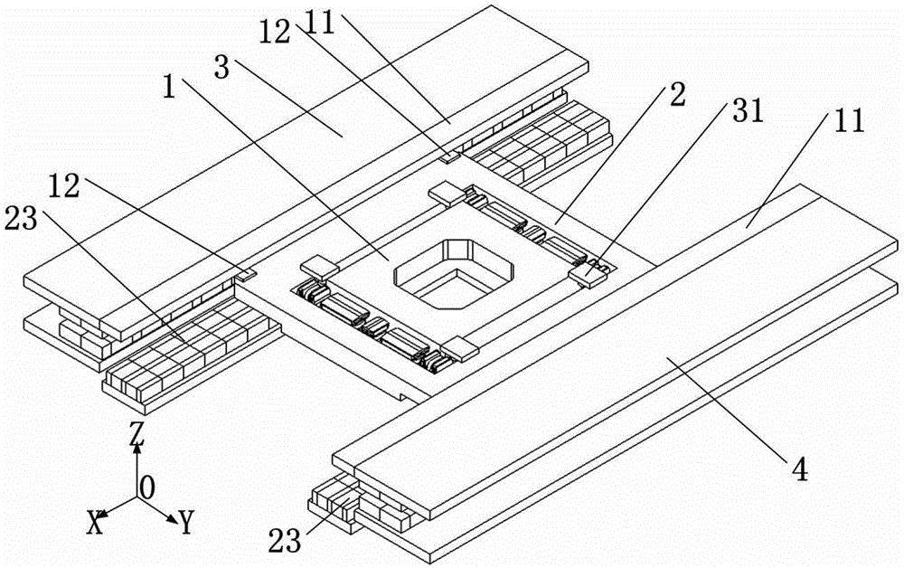 Mask platform system with six-degree-of-freedom coarse drive platform