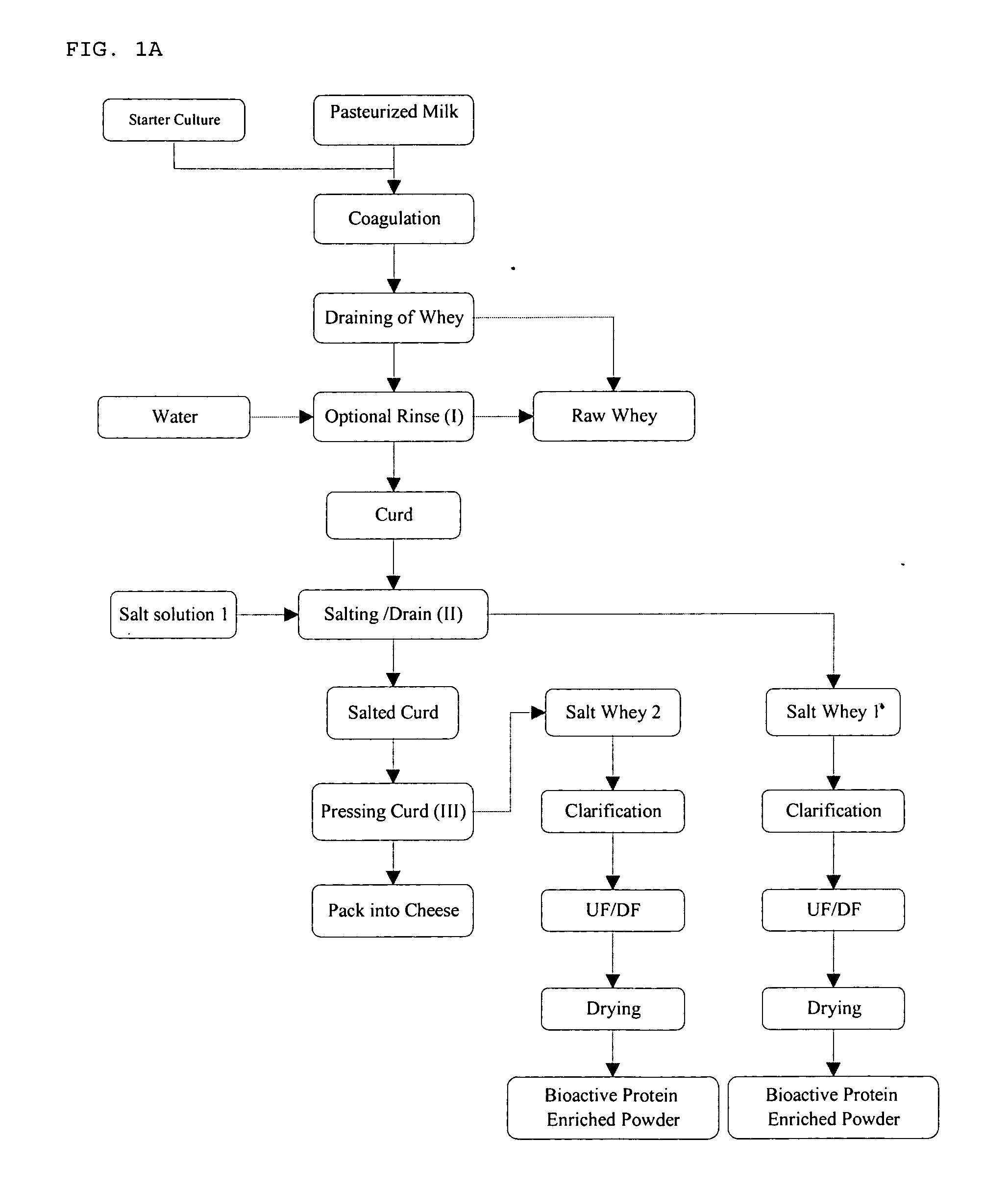 Process for preparing bioactive protein-enriched whey products