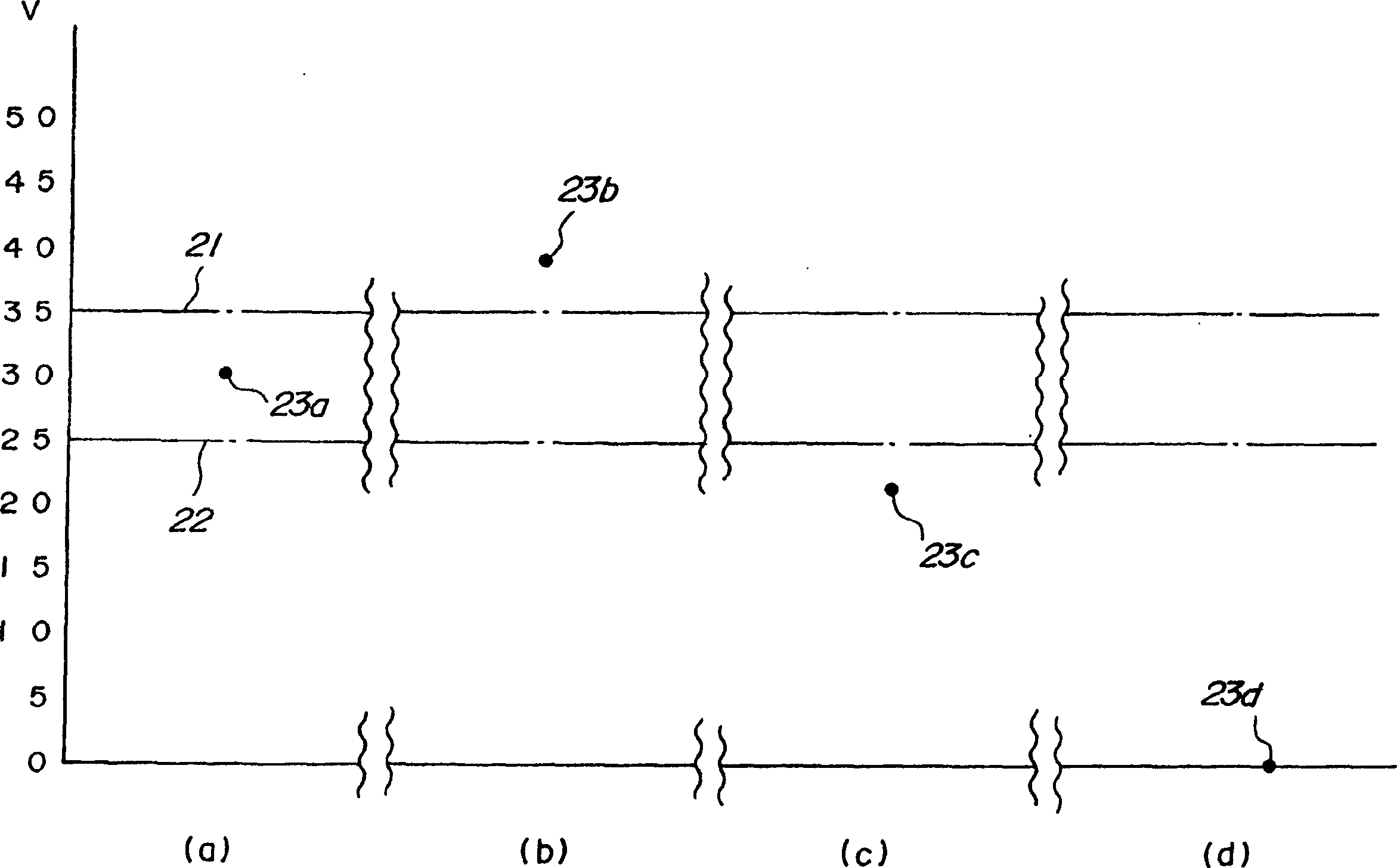 Plasma torch life duration detecting device