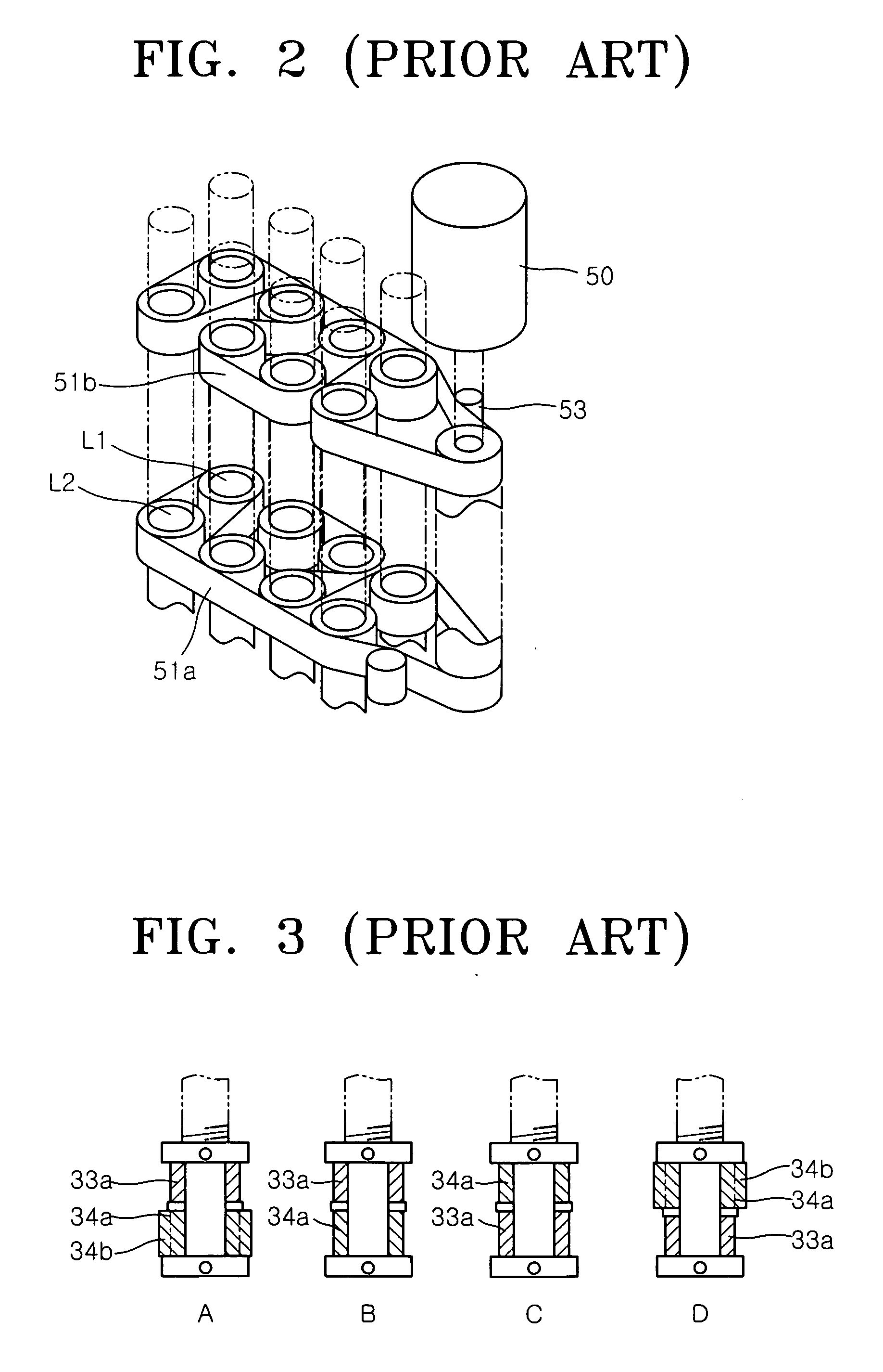 Head assembly for chip mounter