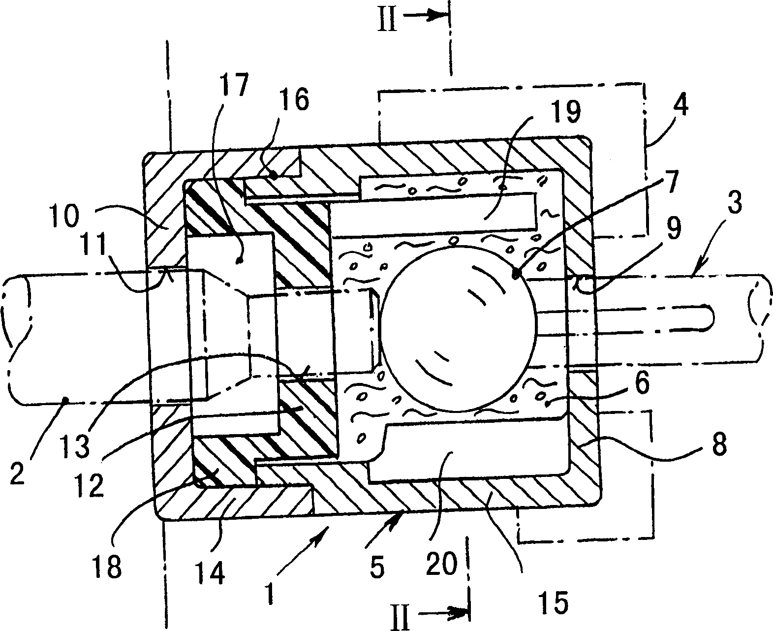 Lub grease tube for verticle thrust bearing of open-end spinning cup