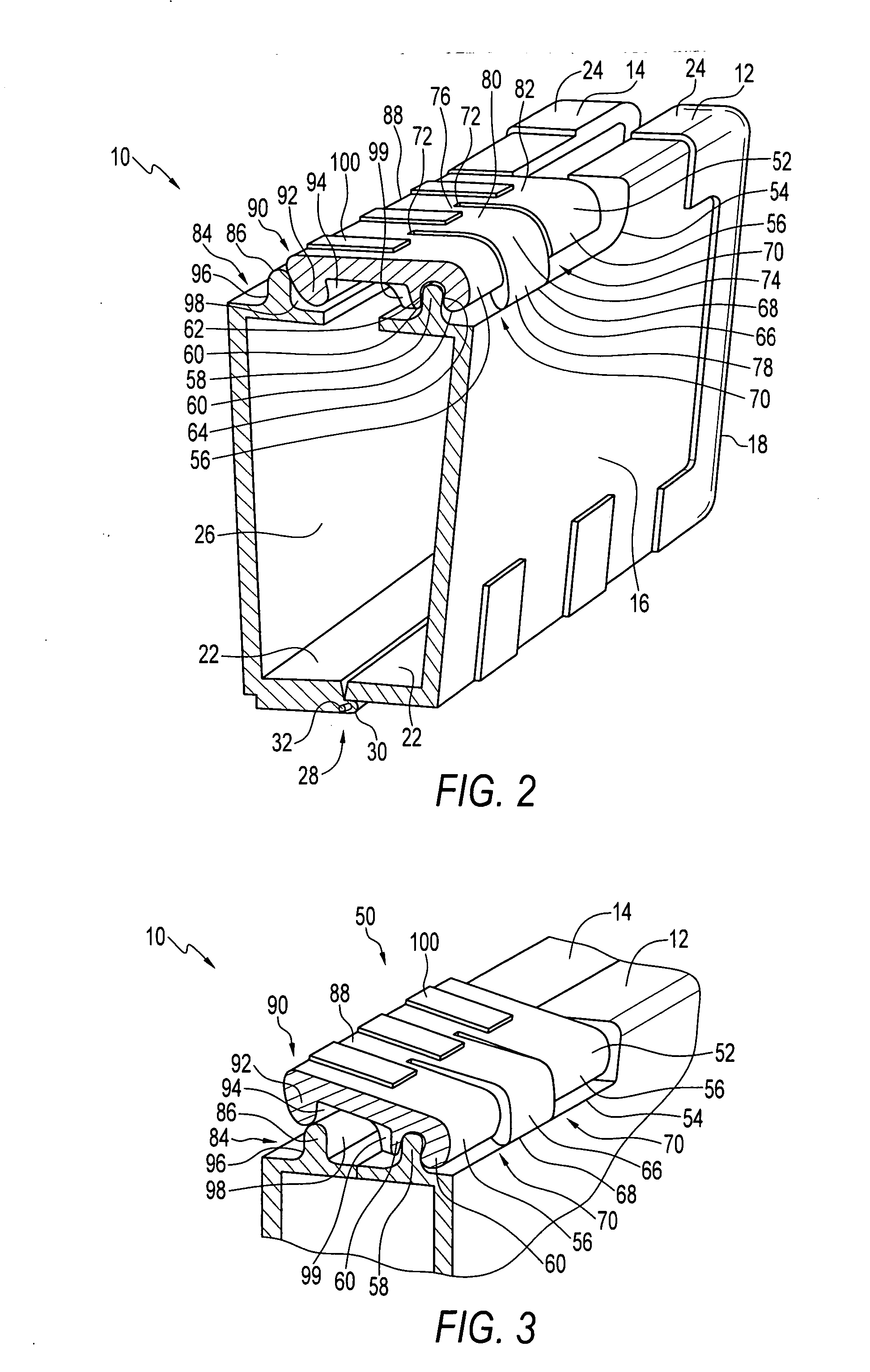 Latch for tool accessory case