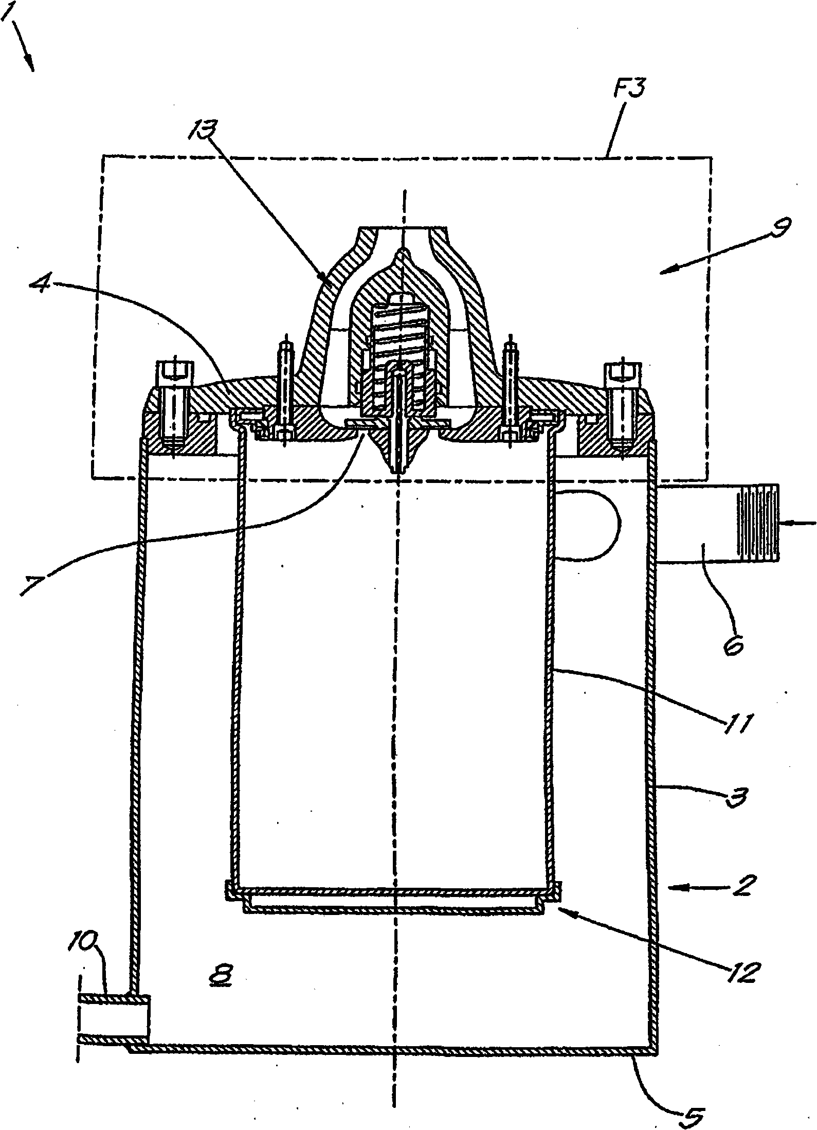 Minimum pressure valve