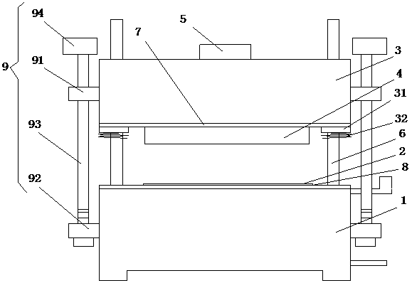 A fan manufacturing mold