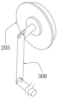 Embedded rail groove cleaning device for coal plant