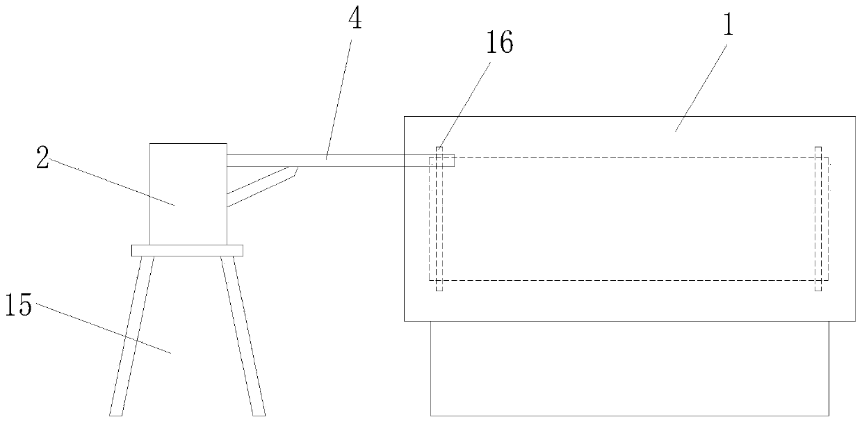 A belt conveyor tail linkage locking device