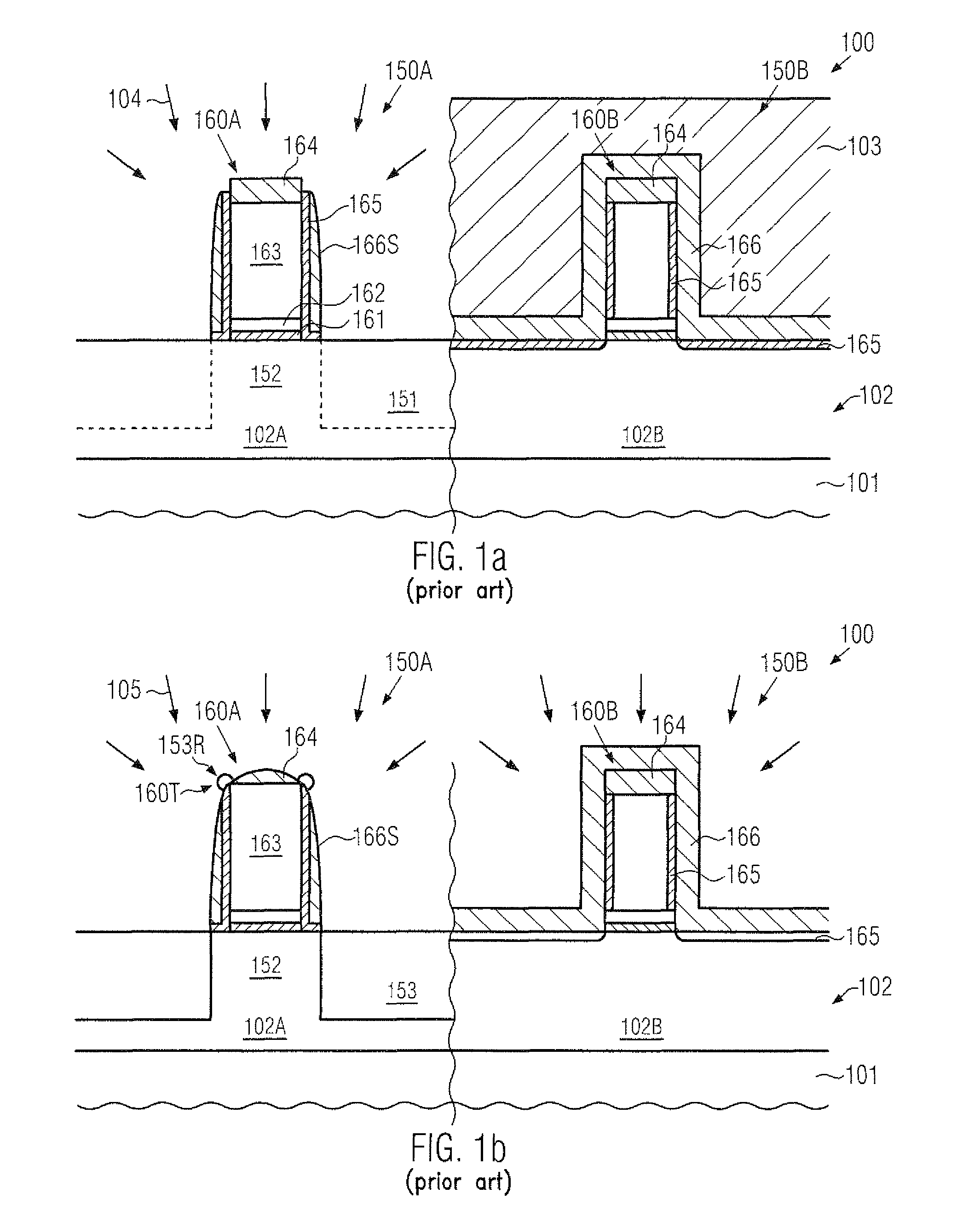 Strain enhancement in transistors comprising an embedded strain-inducing semiconductor alloy by corner rounding at the top of the gate electrode