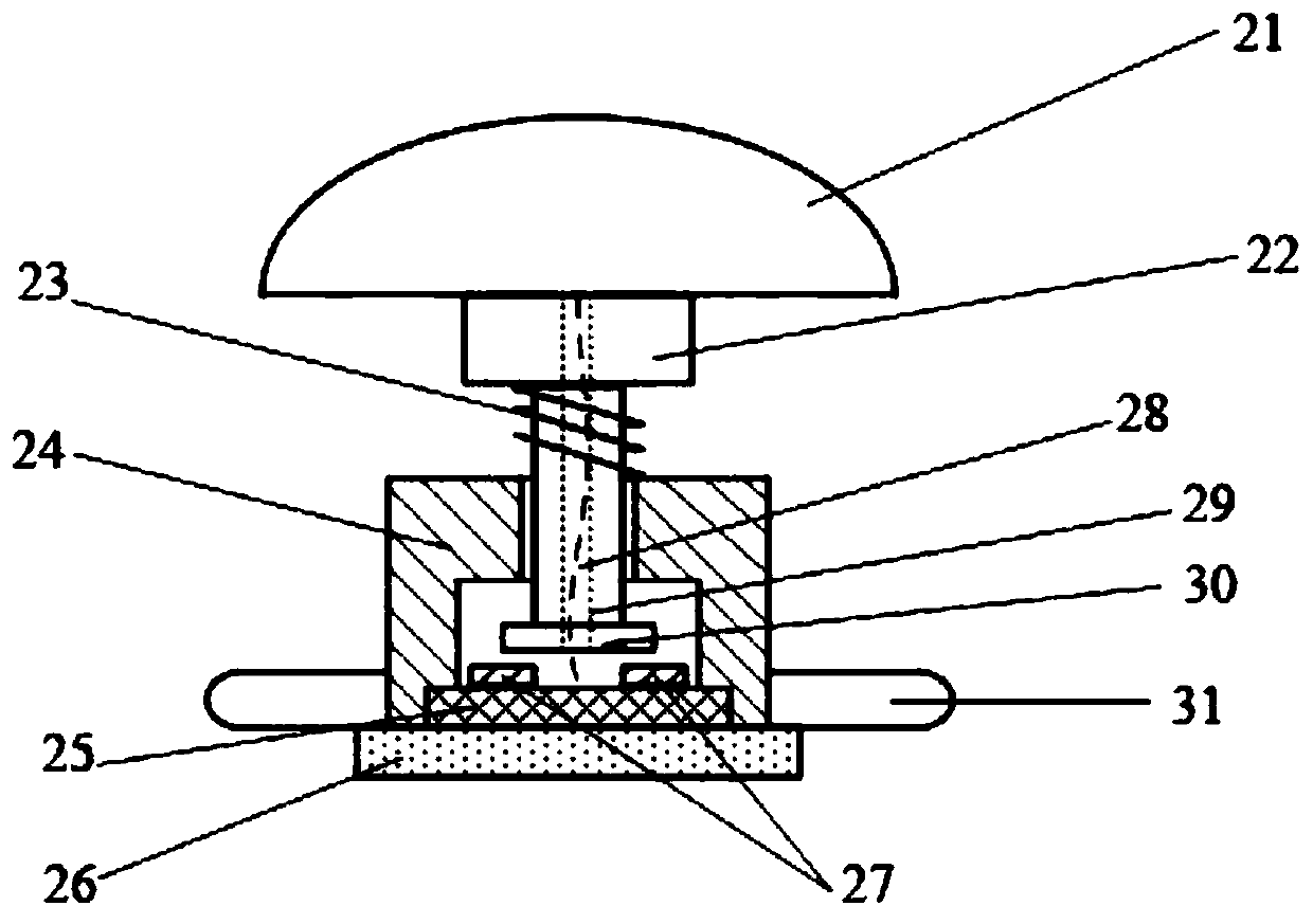 Space perception ability training device and method for autistic children