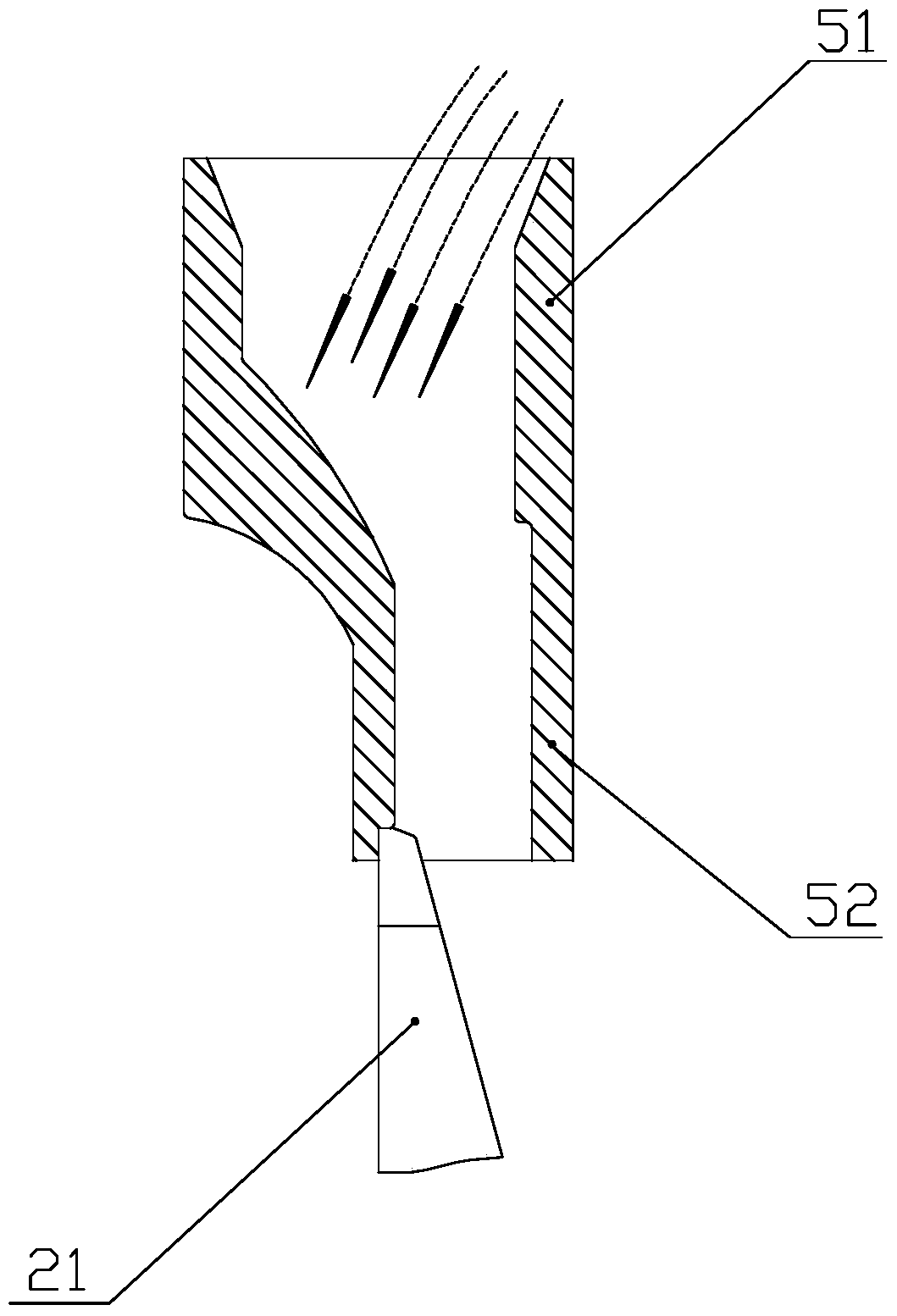 Pig farm automatic feeding trough device