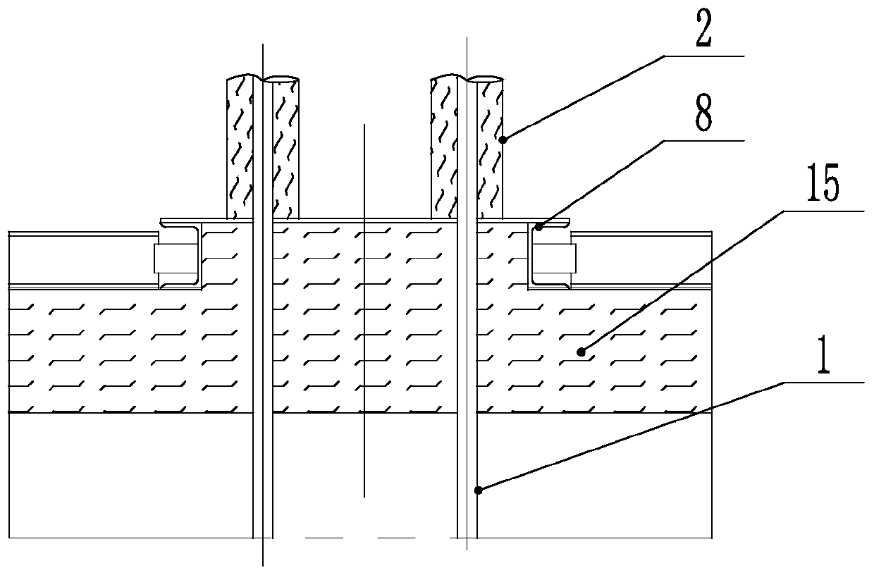 Sealing system of radiation chamber furnace tube of tube-type heating furnace