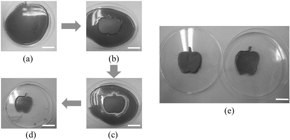 Method for preparing liquid plasticine and plasticine molding method