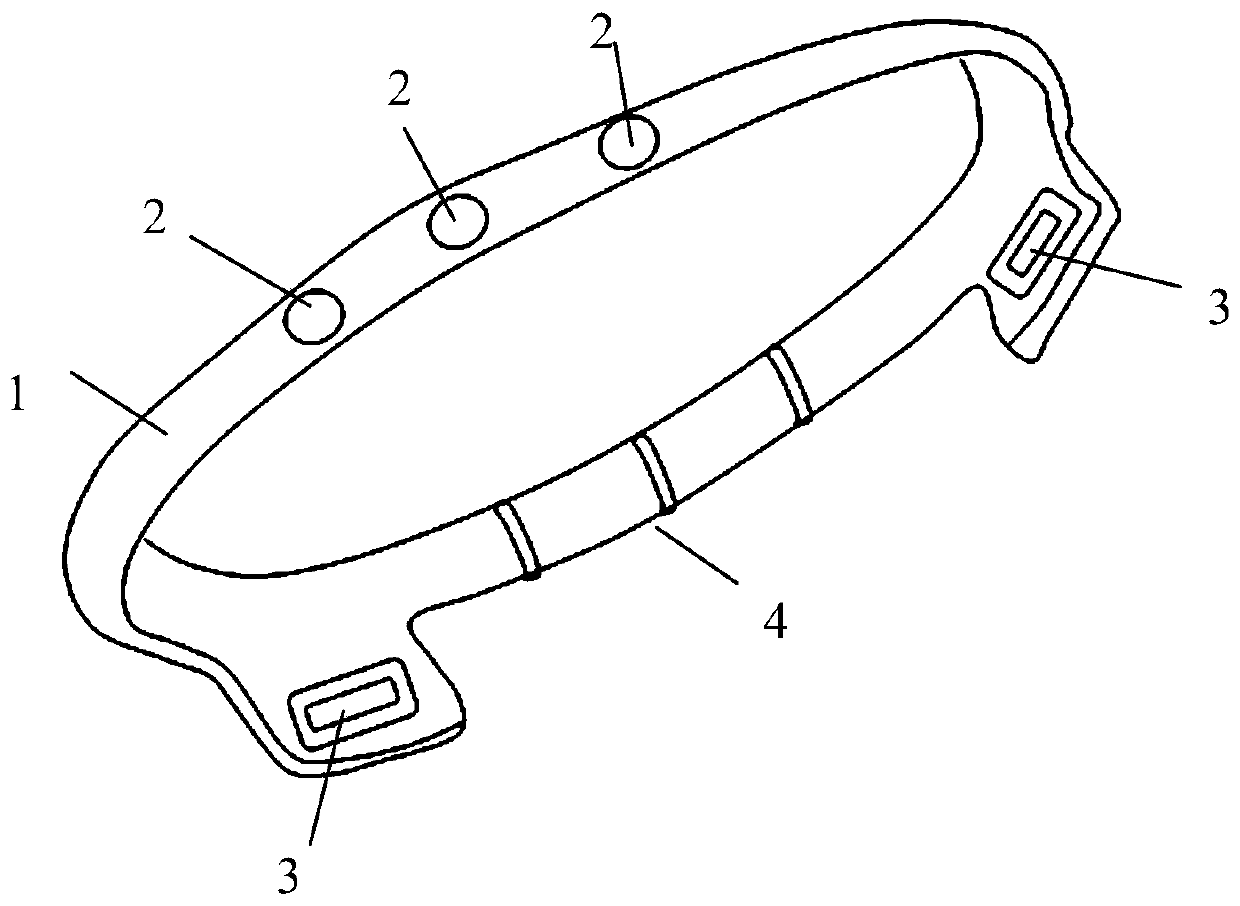 Smart brainwave music wearable device capable of adjusting mental states