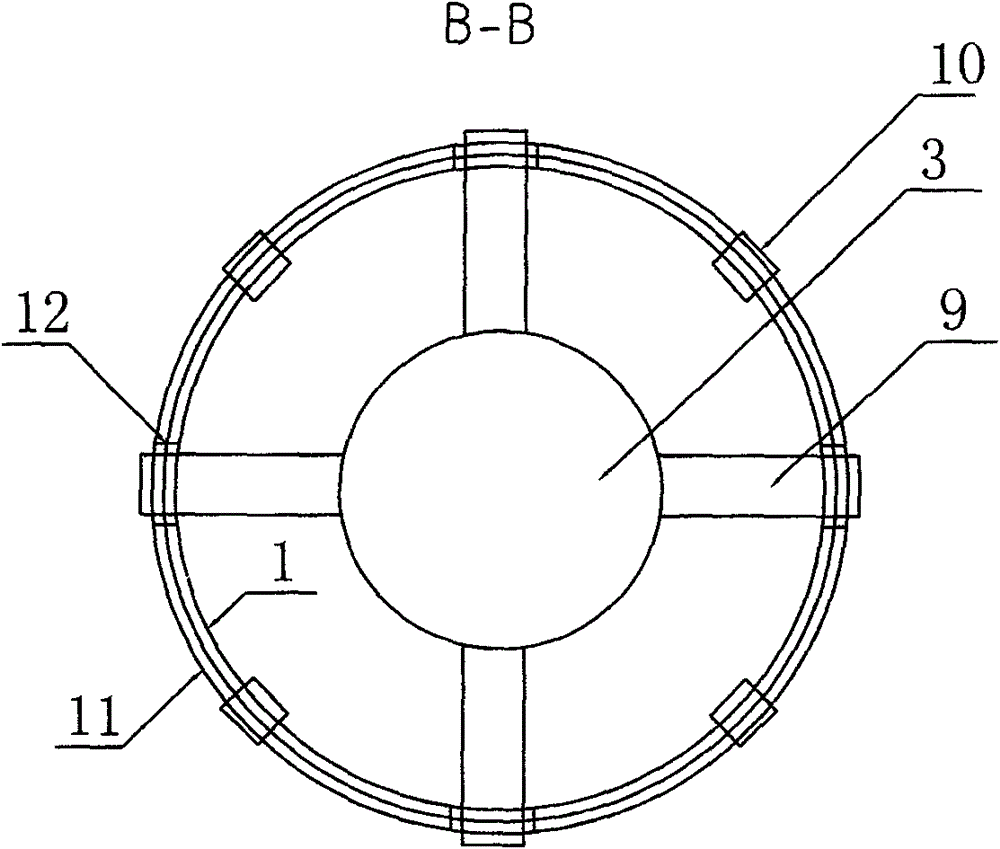 Dry-soil-removed reinforced concrete screw pile forming device and method