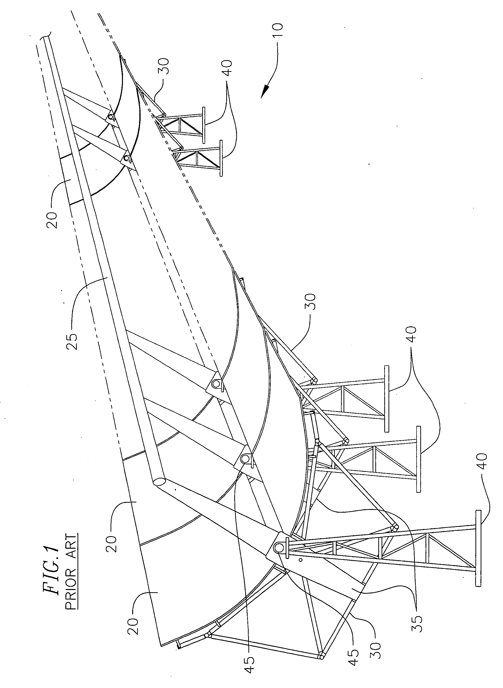 Multiplexed torque brake system for a solar concentrator assembly