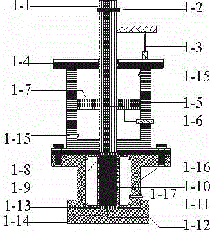 Seepage experiment system and method for gas-containing coal under action of impact load