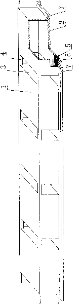 Hollow cavity structural component for hollow board