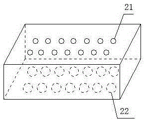 Heat conveying structure of coir mat dryer