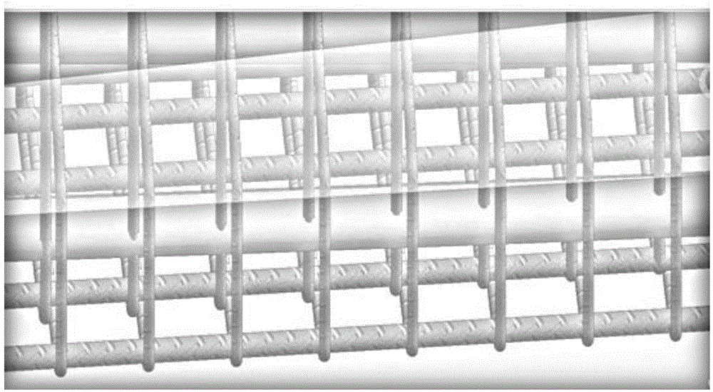 Method for resolving conflict between ordinary steel bar and prestressed pipeline based on BIM (Building Information Modeling)