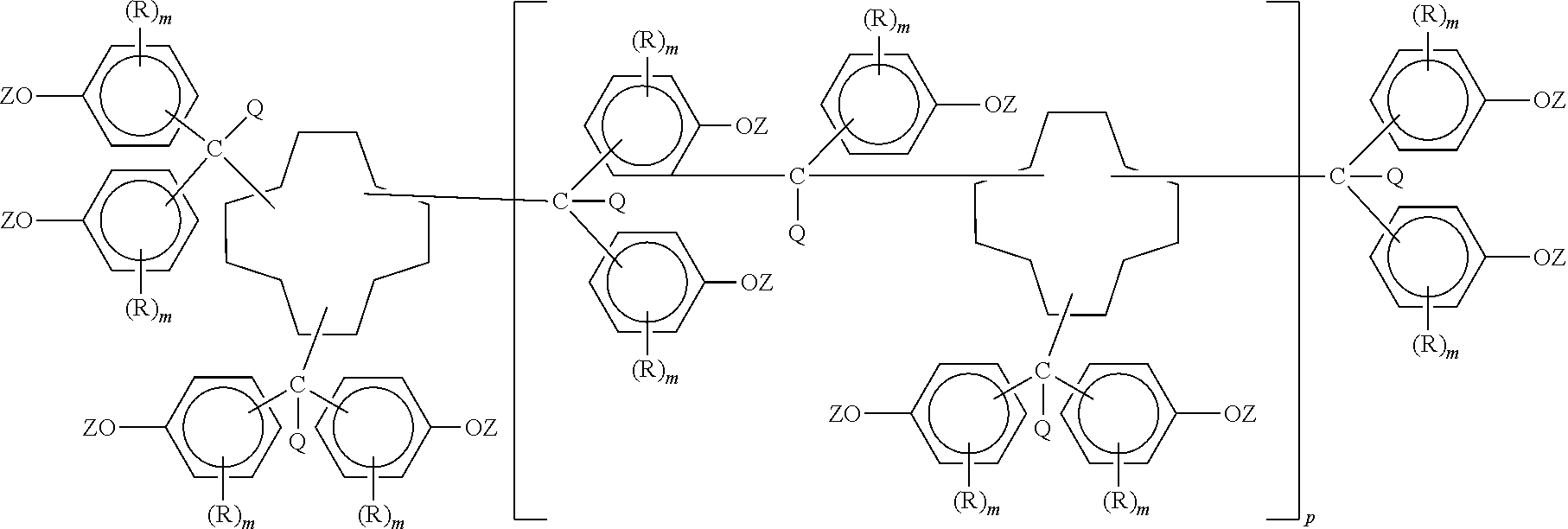 Polycyanates of cyclododecane polyphenols and thermosets thereof