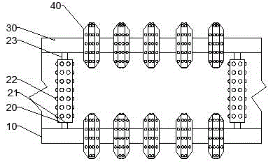 Anti-friction cowshed fence