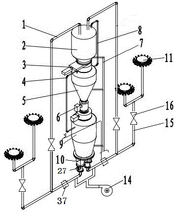 Pulverized coal injection delivery system for lime kiln